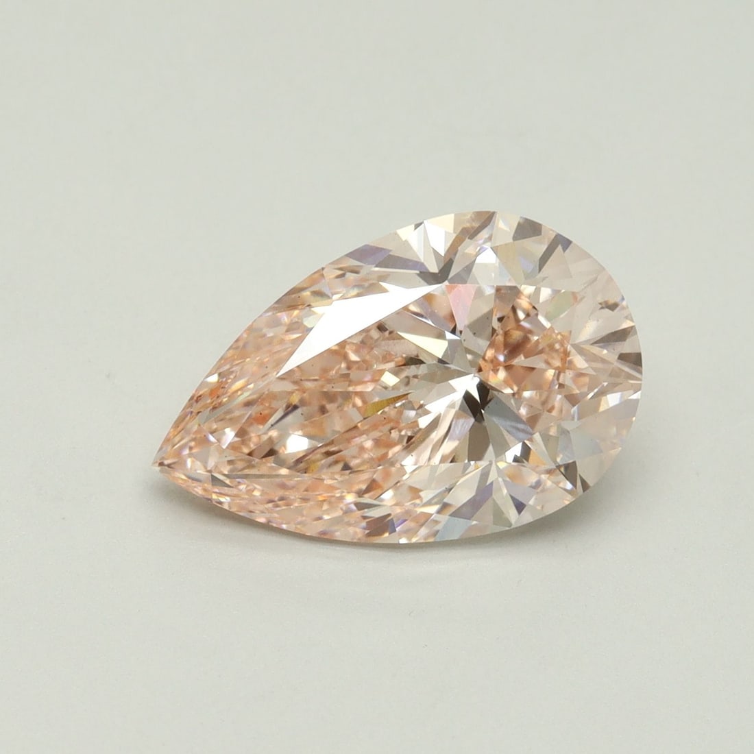 Loose Diamond - PEAR 4.01ct Fancy Intense Pink VS1 (1 of 1)