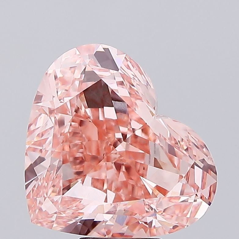 Loose Diamond - HEART 12.03ct Fancy Vivid Pink VS1: Loose Diamond - HEART 12.03ct Fancy Vivid Pink VS1 Source: This is a real non-mined Diamond that has been grown in a lab Shape: HEART Carats: 12.03 Color: Fancy Vivid Pink Certification: IGI Video: