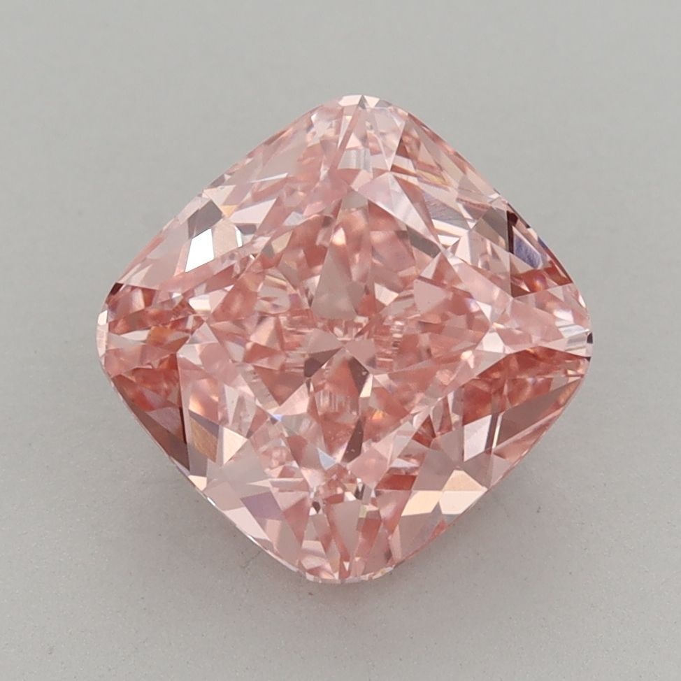 Loose Diamond - CUSHION MODIFIED 3.33ct Fancy Vivid Pink VS1: Loose Diamond - CUSHION MODIFIED 3.33ct Fancy Vivid Pink VS1 Source: This is a real non-mined Diamond that has been grown in a lab Shape: CUSHION MODIFIED Carats: 3.33 Color: Fancy Vivid Pink Certific