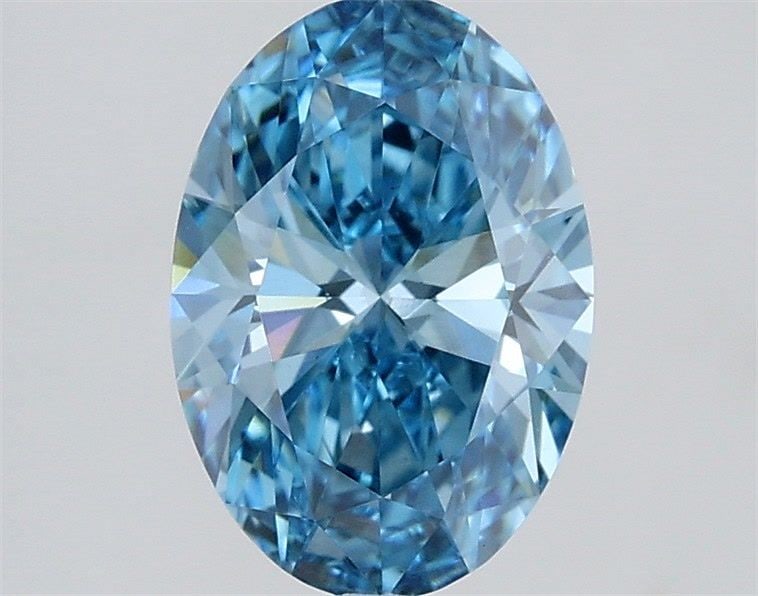 Loose Diamond - OVAL 1.51ct Fancy Vivid Blue VS2: Loose Diamond - OVAL 1.51ct Fancy Vivid Blue VS2 Source: This is a real non-mined Diamond that has been grown in a lab Shape: OVAL Carats: 1.51 Color: Fancy Vivid Blue Certification: IGI Video: Video