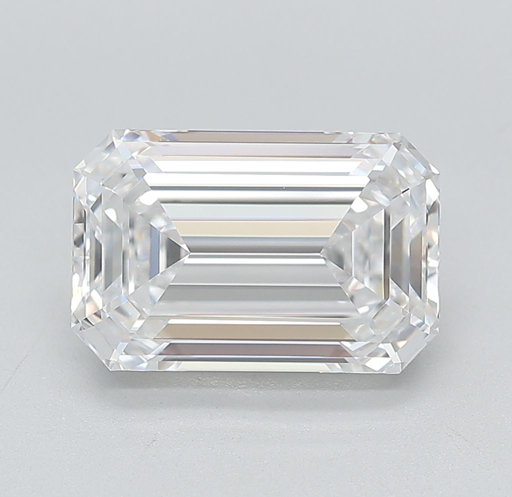 Loose Diamond - EMERALD 3.58ct F VS2: Loose Diamond - EMERALD 3.58ct F VS2 Source: This is a real non-mined Diamond that has been grown in a lab Shape: EMERALD Carats: 3.58 Color: F Clarity: VS2 Certification: IGI Video: