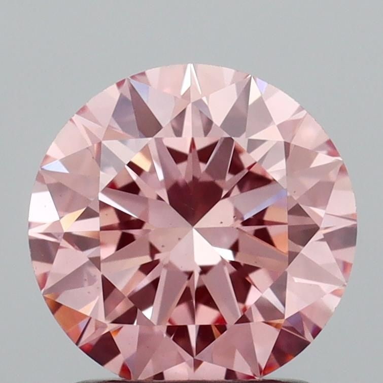Loose Diamond - ROUND 1.49ct Fancy Intense Pink VS2: Loose Diamond - ROUND 1.49ct Fancy Intense Pink VS2 Source: This is a real non-mined Diamond that has been grown in a lab Shape: ROUND Carats: 1.49 Color: Fancy Intense Pink Certification: IGI Video: