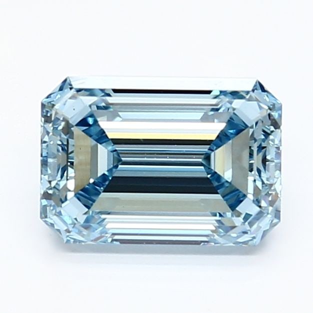 Loose Diamond - EMERALD 1.84ct Fancy Intense Blue VS1: Loose Diamond - EMERALD 1.84ct Fancy Intense Blue VS1 Source: This is a real non-mined Diamond that has been grown in a lab Shape: EMERALD Carats: 1.84 Color: Fancy Intense Blue Certification: IGI Vid