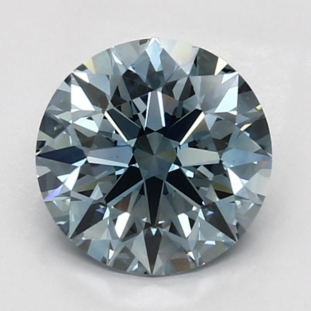 Ideal Loose Diamond - ROUND 2.17ct Fancy Vivid Blue VS1: Ideal Loose Diamond - ROUND 2.17ct Fancy Vivid Blue VS1 Source: This is a real non-mined Diamond that has been grown in a lab Shape: ROUND Carats: 2.17 Color: Fancy Vivid Blue Certification: IGI Video