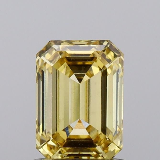Loose Diamond - EMERALD 1.01ct Fancy Vivid Yellow VS1: Loose Diamond - EMERALD 1.01ct Fancy Vivid Yellow VS1 Source: This is a real non-mined Diamond that has been grown in a lab Shape: EMERALD Carats: 1.01 Color: Fancy Vivid Yellow Certification: NONE Vi