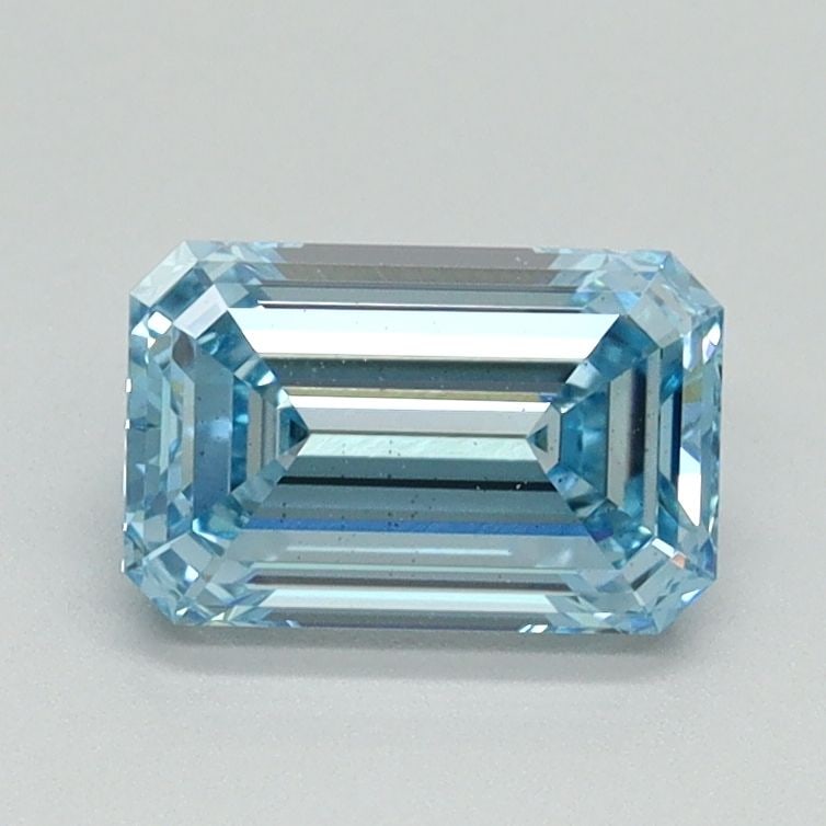 Loose Diamond - EMERALD 1.06ct Fancy Intense Blue VS2: Loose Diamond - EMERALD 1.06ct Fancy Intense Blue VS2 Source: This is a real non-mined Diamond that has been grown in a lab Shape: EMERALD Carats: 1.06 Color: Fancy Intense Blue Certification: IGI Vid