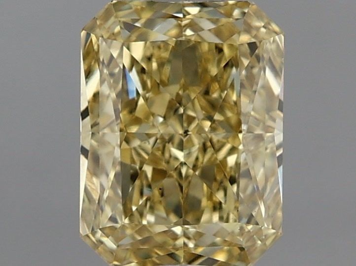 Loose Diamond - RADIANT 1.25ct Fancy Intense Yellow VS1: Loose Diamond - RADIANT 1.25ct Fancy Intense Yellow VS1 Source: This is a real non-mined Diamond that has been grown in a lab Shape: RADIANT Carats: 1.25 Color: Fancy Intense Yellow Certification: IGI