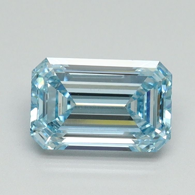 Loose Diamond - EMERALD 1.09ct Fancy Intense Blue VS1: Loose Diamond - EMERALD 1.09ct Fancy Intense Blue VS1 Source: This is a real non-mined Diamond that has been grown in a lab Shape: EMERALD Carats: 1.09 Color: Fancy Intense Blue Certification: IGI Vid