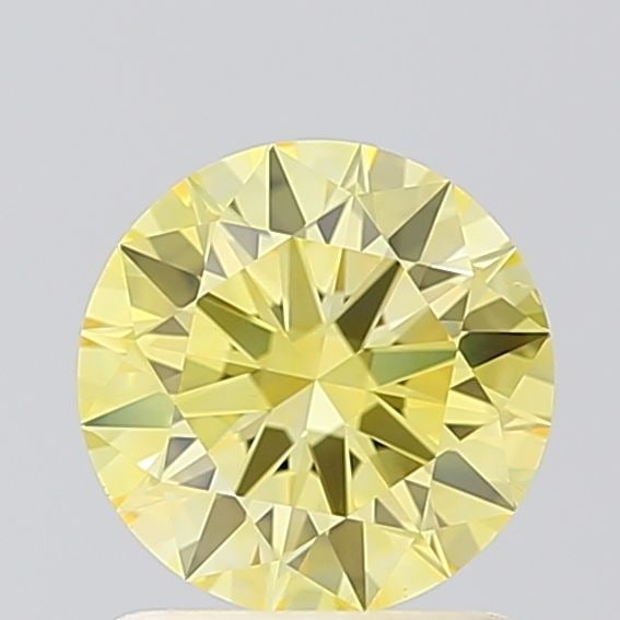 Ideal Loose Diamond - ROUND 1.09ct Fancy Intense Yellow VS1 (1 of 1)