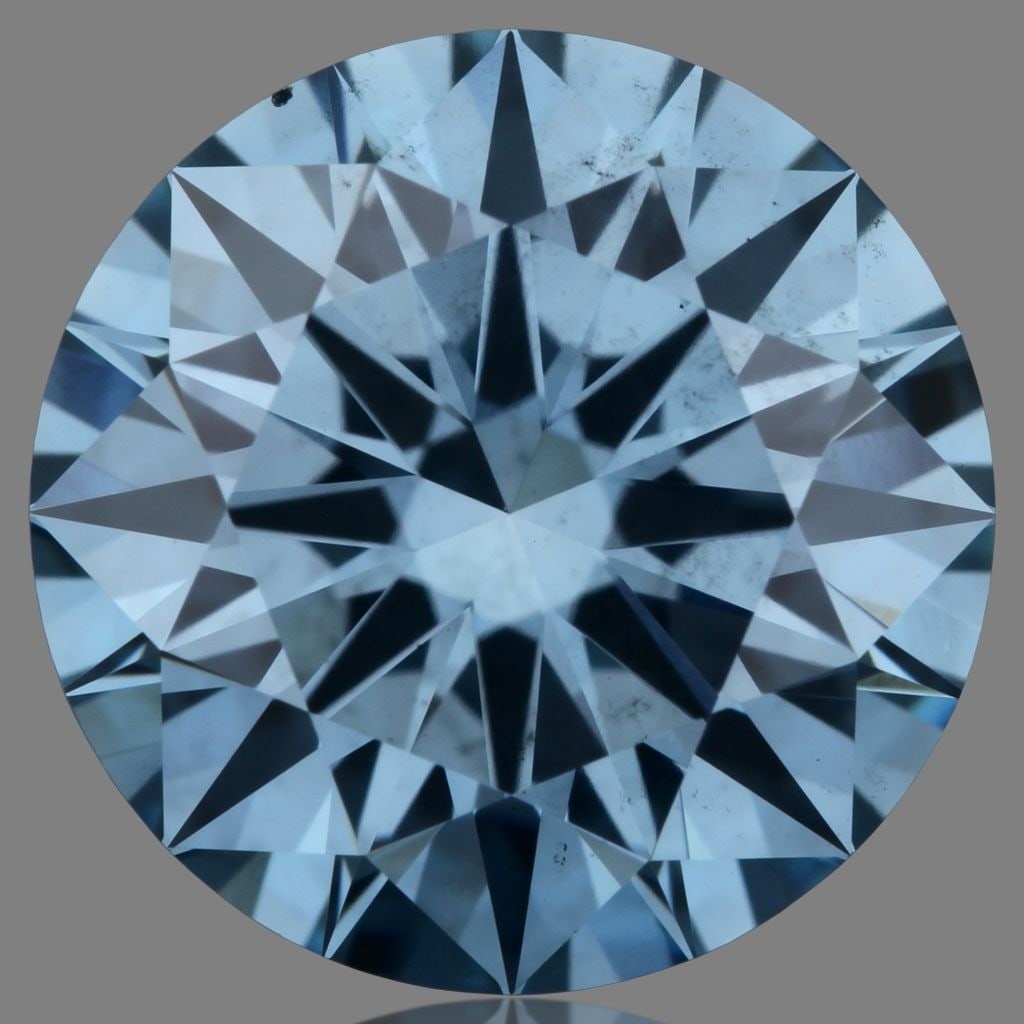 Ideal Loose Diamond - ROUND 2.08ct Fancy Vivid Blue VS2: Ideal Loose Diamond - ROUND 2.08ct Fancy Vivid Blue VS2 Source: This is a real non-mined Diamond that has been grown in a lab Shape: ROUND Carats: 2.08 Color: Fancy Vivid Blue Certification: IGI Video