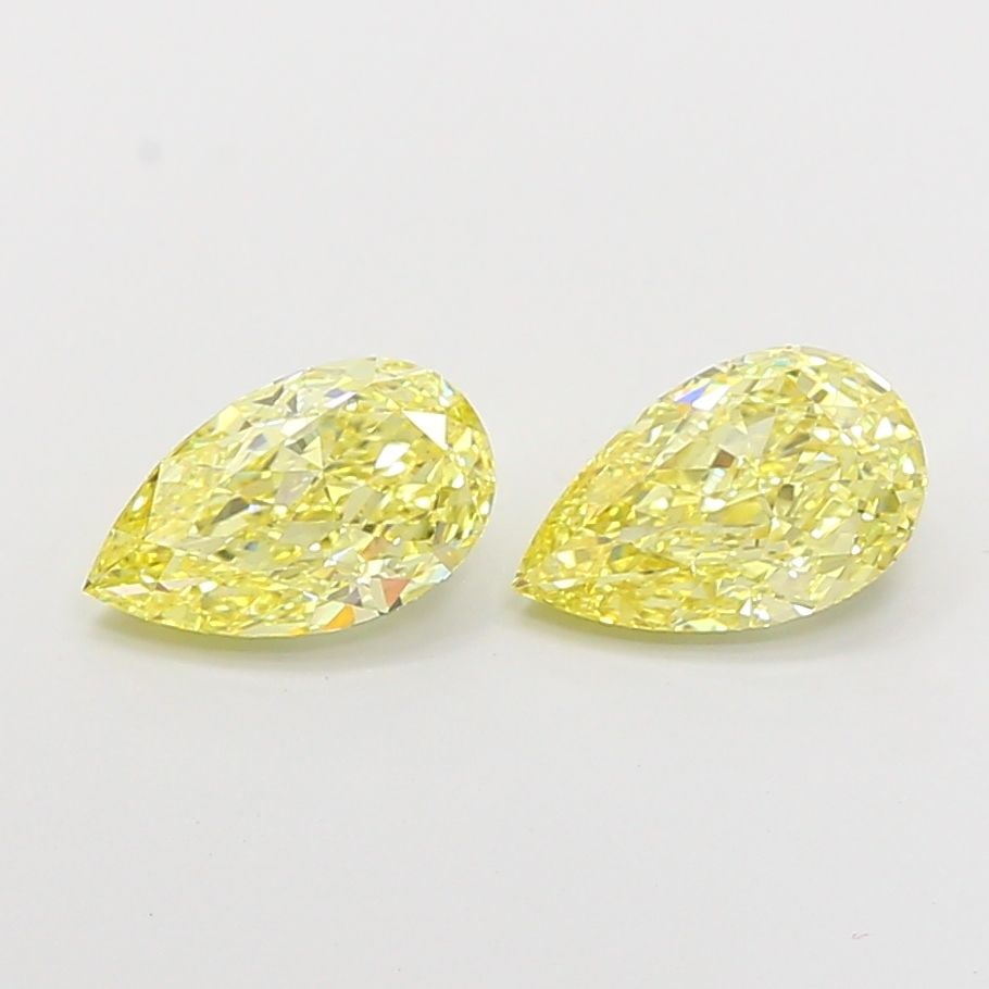 Loose Diamond - PEAR 1.54ct Fancy Intense Yellow VS1: Loose Diamond - PEAR 1.54ct Fancy Intense Yellow VS1 Source: This is a real non-mined Diamond that has been grown in a lab Shape: PEAR Carats: 1.54 Color: Fancy Intense Yellow Certification: IGI Video
