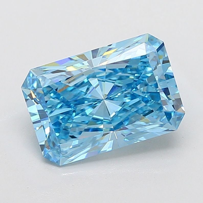 Loose Diamond - RADIANT 5.01ct Fancy Vivid Blue VS2 (1 of 1)