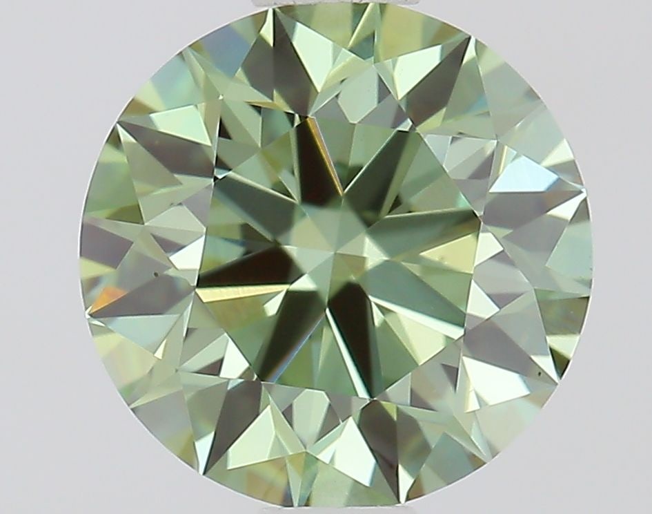 Ideal Loose Diamond - ROUND 1.04ct Fancy Vivid Green VVS2: Ideal Loose Diamond - ROUND 1.04ct Fancy Vivid Green VVS2 Source: This is a real non-mined Diamond that has been grown in a lab Shape: ROUND Carats: 1.04 Color: Fancy Vivid Green Certification: IGI
