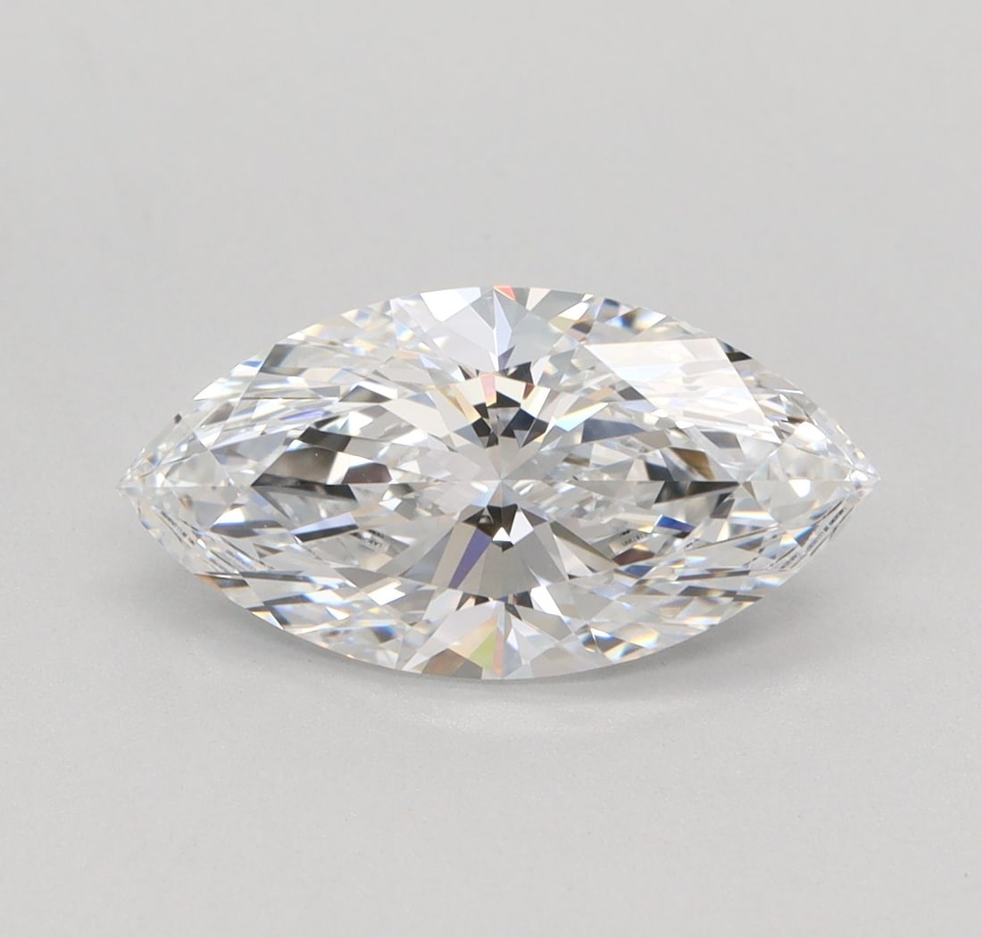 Loose Diamond - MARQUISE 2.01ct E VS1: Loose Diamond - MARQUISE 2.01ct E VS1 Source: This is a real non-mined Diamond that has been grown in a lab Shape: MARQUISE Carats: 2.01 Color: E Clarity: VS1 Certification: IGI Video: Video Link The
