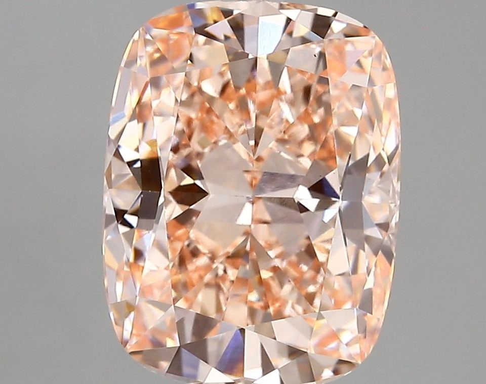 Loose Diamond - CUSHION MODIFIED 4.1ct Fancy Intense Pink VS1: Loose Diamond - CUSHION MODIFIED 4.1ct Fancy Intense Pink VS1 Source: This is a real non-mined Diamond that has been grown in a lab Shape: CUSHION MODIFIED Carats: 4.1 Color: Fancy Intense Pink Certif