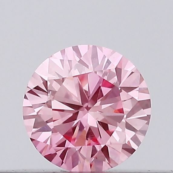 Loose Diamond - ROUND 0.12ct Fancy Vivid Pink VS2: Loose Diamond - ROUND 0.12ct Fancy Vivid Pink VS2 Source: This is a real non-mined Diamond that has been grown in a lab Shape: ROUND Carats: 0.12 Color: Fancy Vivid Pink Certification: IGI Video: