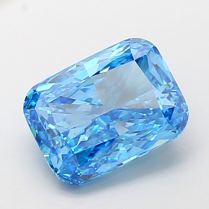 Loose Diamond - CUSHION MODIFIED 5.01ct Fancy Vivid Blue VS2 (1 of 1)