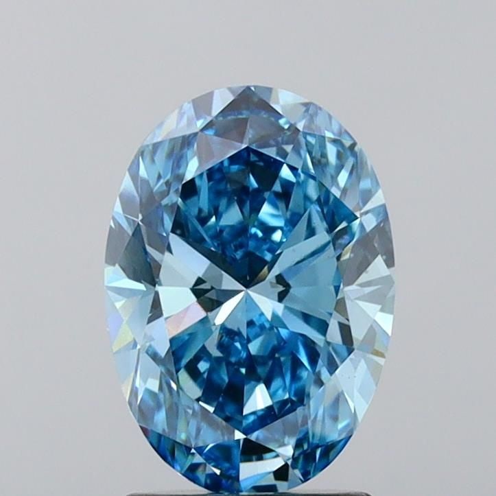 Loose Diamond - OVAL 1.9ct Fancy Vivid Blue VS1: Loose Diamond - OVAL 1.9ct Fancy Vivid Blue VS1 Source: This is a real non-mined Diamond that has been grown in a lab Shape: OVAL Carats: 1.9 Color: Fancy Vivid Blue Certification: IGI Video: Video