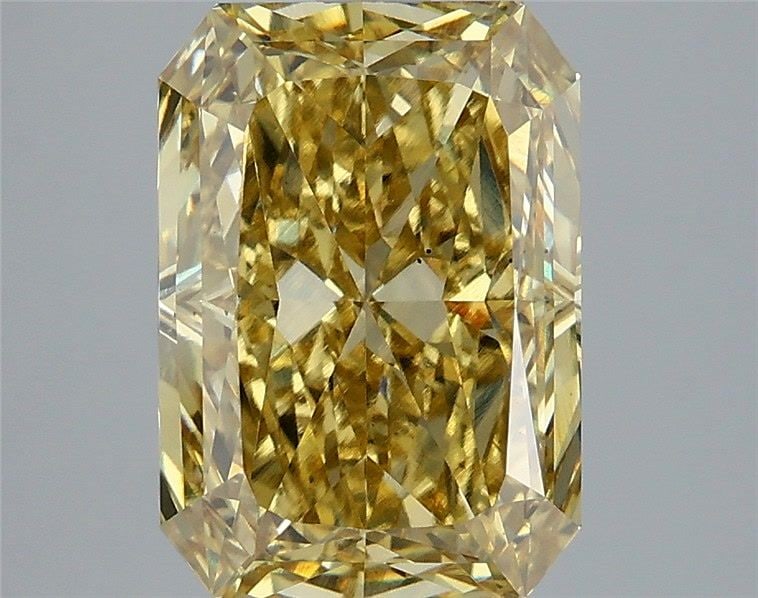Loose Diamond - RADIANT 4.06ct Fancy Intense Yellow VS2: Loose Diamond - RADIANT 4.06ct Fancy Intense Yellow VS2 Source: This is a real non-mined Diamond that has been grown in a lab Shape: RADIANT Carats: 4.06 Color: Fancy Intense Yellow Certification: IGI