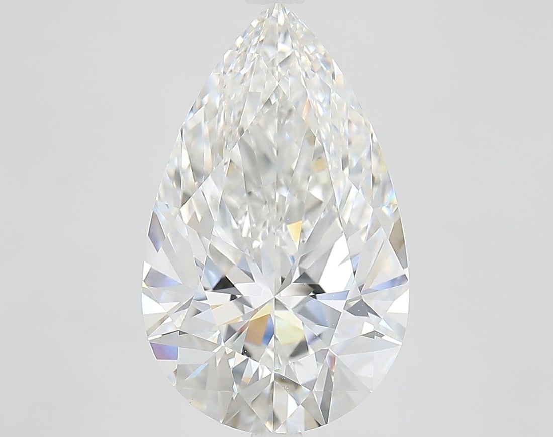 Loose Diamond - PEAR 5.32ct F VVS2: Loose Diamond - PEAR 5.32ct F VVS2 Source: This is a real non-mined Diamond that has been grown in a lab Shape: PEAR Carats: 5.32 Color: F Clarity: VVS2 Certification: IGI Video: Video Link The