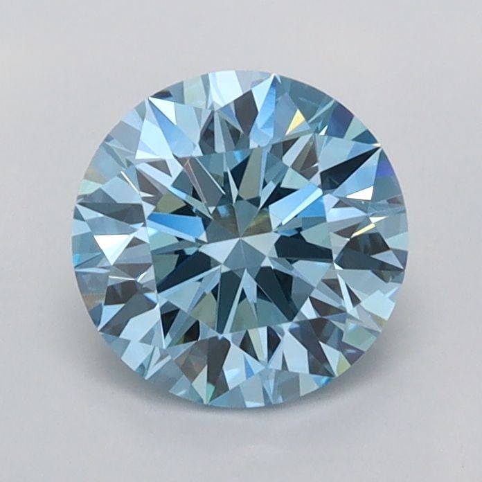 Ideal Loose Diamond - ROUND 1.06ct Fancy Vivid Blue VVS1: Ideal Loose Diamond - ROUND 1.06ct Fancy Vivid Blue VVS1 Source: This is a real non-mined Diamond that has been grown in a lab Shape: ROUND Carats: 1.06 Color: Fancy Vivid Blue Certification: IGI Vide