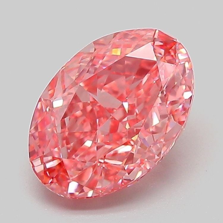 Loose Diamond - OVAL 2.09ct Fancy Vivid Pink VS1: Loose Diamond - OVAL 2.09ct Fancy Vivid Pink VS1 Source: This is a real non-mined Diamond that has been grown in a lab Shape: OVAL Carats: 2.09 Color: Fancy Vivid Pink Certification: IGI Video: Video