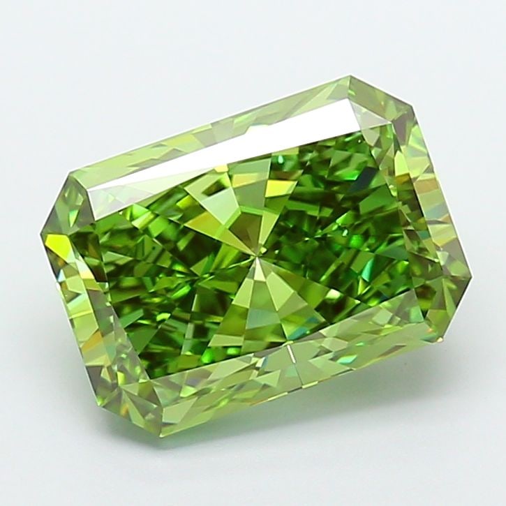 Loose Diamond - RADIANT 6.03ct Fancy Vivid Green VVS2 (1 of 1)