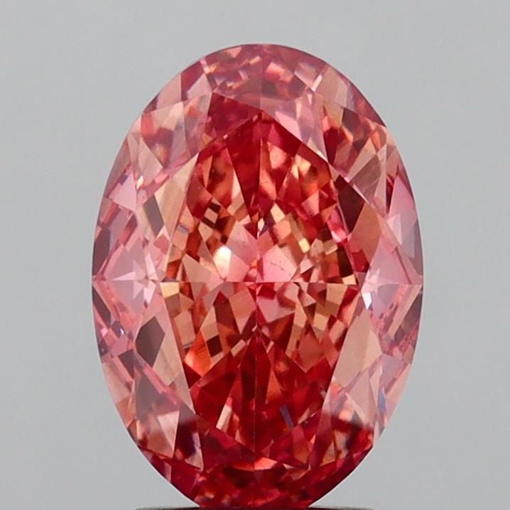 Loose Diamond - OVAL 3.08ct Fancy Vivid Brownish Pink VS1: Loose Diamond - OVAL 3.08ct Fancy Vivid Brownish Pink VS1 Source: This is a real non-mined Diamond that has been grown in a lab Shape: OVAL Carats: 3.08 Color: Fancy Vivid Brownish Pink