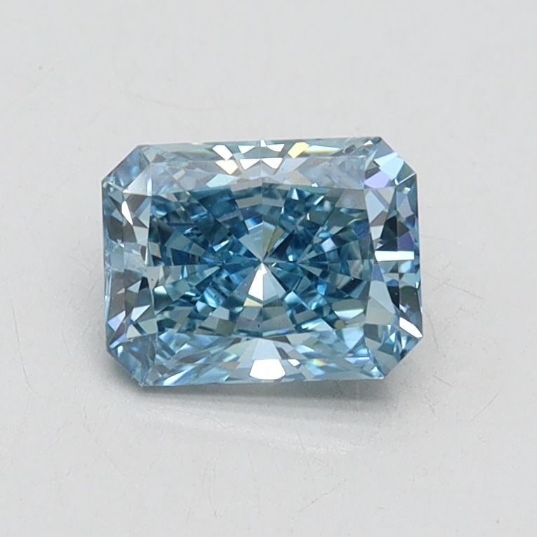 Loose Diamond - RADIANT 0.76ct Fancy Vivid Blue VS1: Loose Diamond - RADIANT 0.76ct Fancy Vivid Blue VS1 Source: This is a real non-mined Diamond that has been grown in a lab Shape: RADIANT Carats: 0.76 Color: Fancy Vivid Blue Certification: IGI Video: