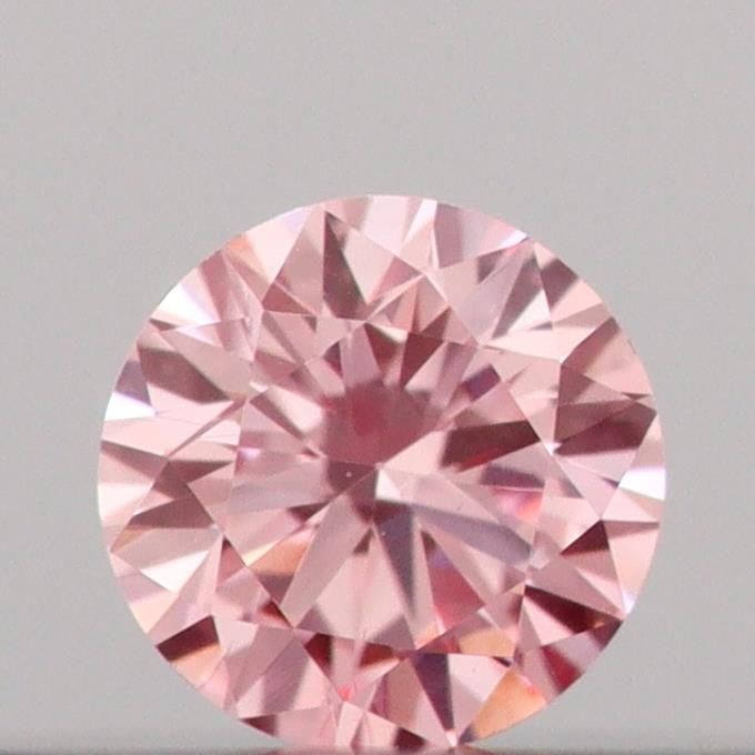 Loose Diamond - ROUND 0.09ct Fancy Intense Pink VS1: Loose Diamond - ROUND 0.09ct Fancy Intense Pink VS1 Source: This is a real non-mined Diamond that has been grown in a lab Shape: ROUND Carats: 0.09 Color: Fancy Intense Pink Certification: IGI Video: