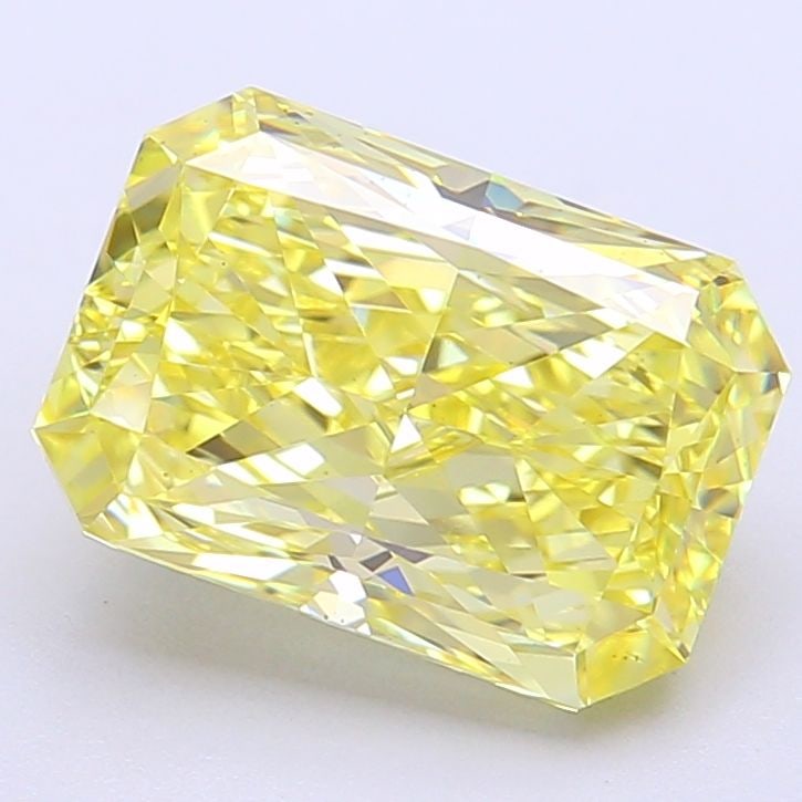 Loose Diamond - RADIANT 4.03ct Fancy Intense Yellow VS2: Loose Diamond - RADIANT 4.03ct Fancy Intense Yellow VS2 Source: This is a real non-mined Diamond that has been grown in a lab Shape: RADIANT Carats: 4.03 Color: Fancy Intense Yellow Certification: IGI