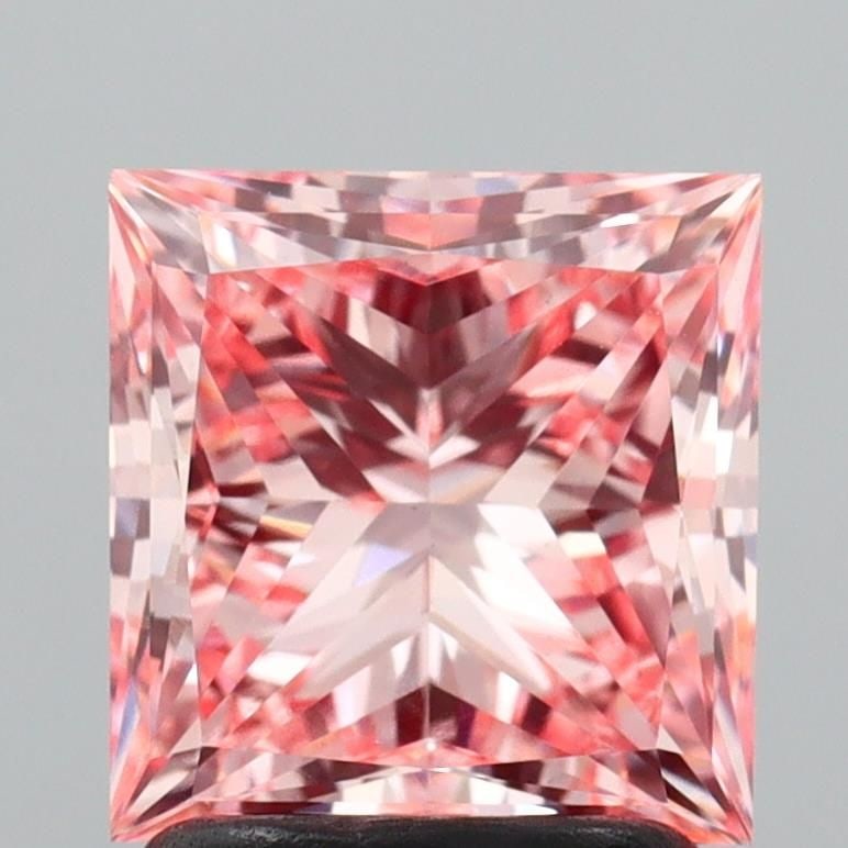 Loose Diamond - PRINCESS 2.01ct Fancy Intense Pink VS1: Loose Diamond - PRINCESS 2.01ct Fancy Intense Pink VS1 Source: This is a real non-mined Diamond that has been grown in a lab Shape: PRINCESS Carats: 2.01 Color: Fancy Intense Pink Certification: IGI V