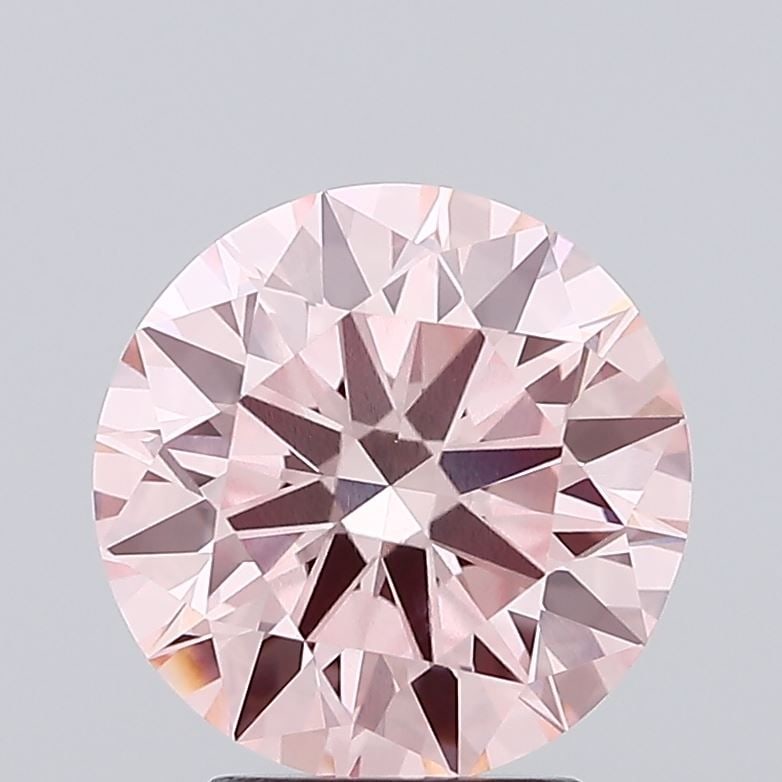 Ideal Loose Diamond - ROUND 3.03ct Fancy Vivid Pink VS1 (1 of 1)