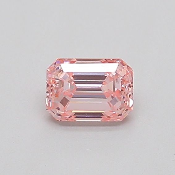 Loose Diamond - EMERALD 0.41ct Fancy Intense Pink SI1 (1 of 1)