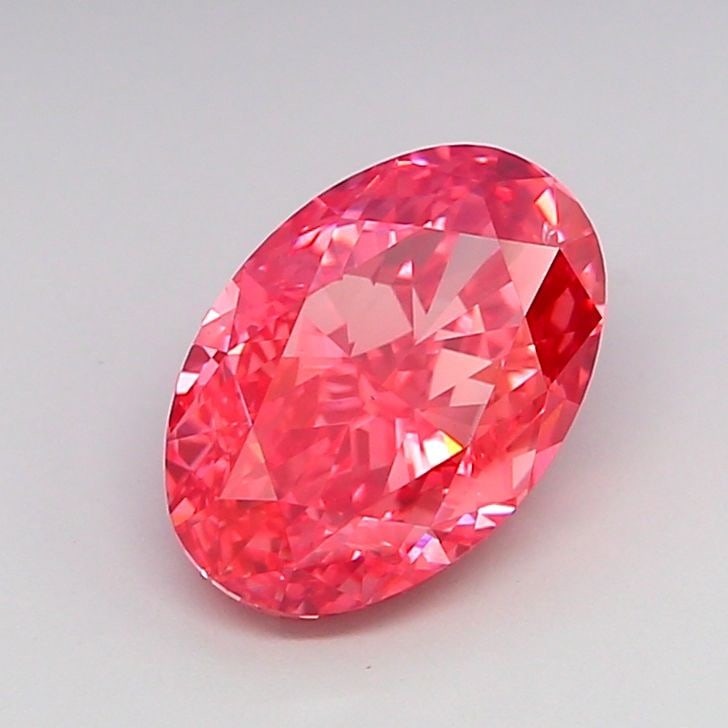 Loose Diamond - OVAL 3.01ct Fancy Vivid Pink VS2 (1 of 1)
