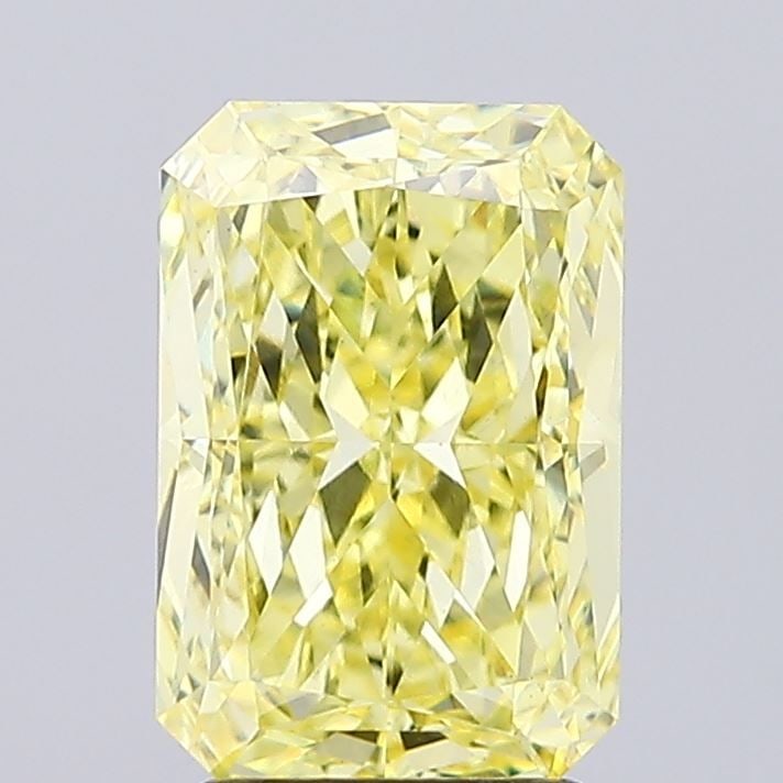 Loose Diamond - RADIANT 3.02ct Fancy Intense Yellow VS1: Loose Diamond - RADIANT 3.02ct Fancy Intense Yellow VS1 Source: This is a real non-mined Diamond that has been grown in a lab Shape: RADIANT Carats: 3.02 Color: Fancy Intense Yellow Certification: IGI