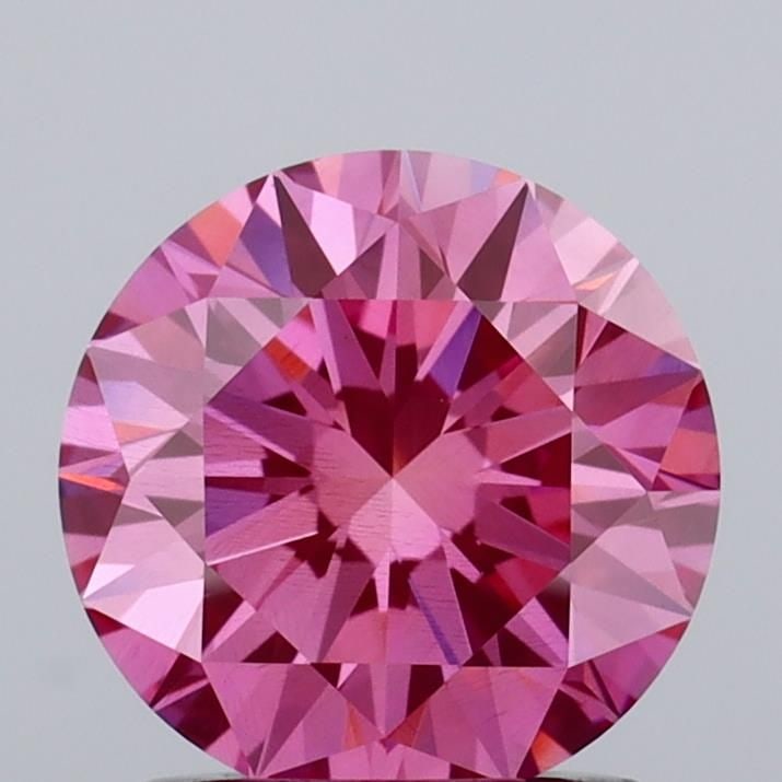 Ideal Loose Diamond - ROUND 1.27ct Fancy Vivid Pink SI1 (1 of 1)