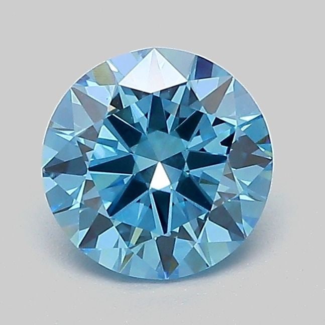 Loose Diamond - ROUND 1.01ct Fancy Vivid Blue VS1 (1 of 1)