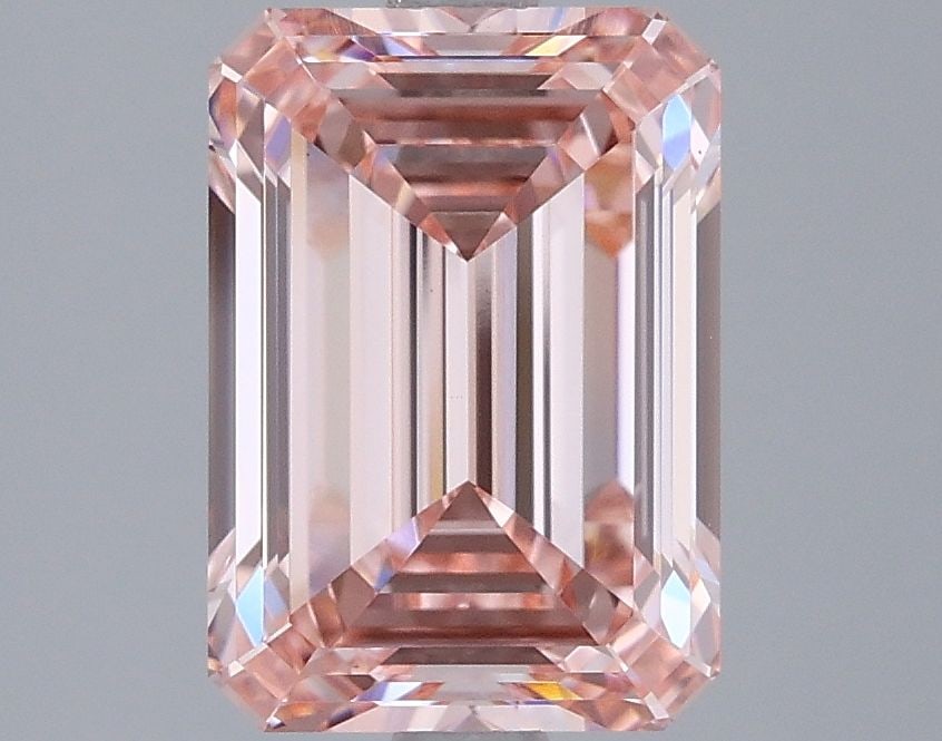 Loose Diamond - EMERALD 2.99ct Fancy Intense Pink VS1: Loose Diamond - EMERALD 2.99ct Fancy Intense Pink VS1 Source: This is a real non-mined Diamond that has been grown in a lab Shape: EMERALD Carats: 2.99 Color: Fancy Intense Pink Certification: IGI Vid