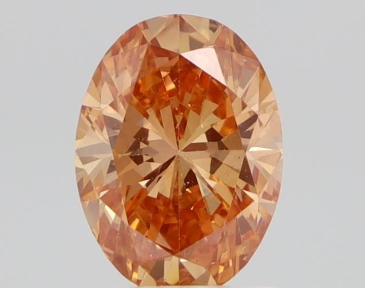 Loose Diamond - OVAL 0.89ct Fancy Orange VS2: Loose Diamond - OVAL 0.89ct Fancy Orange VS2 Source: This is a real non-mined Diamond that has been grown in a lab Shape: OVAL Carats: 0.89 Color: Fancy Orange Certification: NONE Video:
