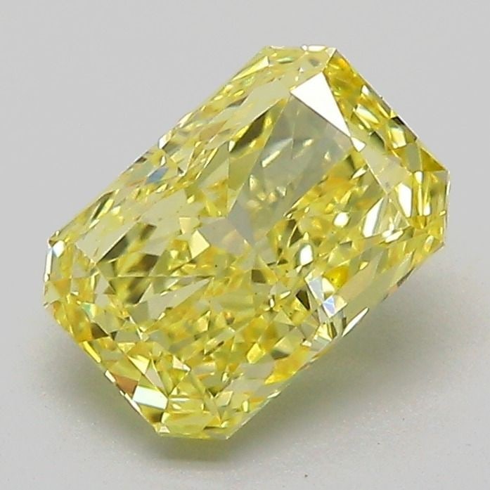 Loose Diamond - RADIANT 1.56ct Fancy Vivid Yellow VS2: Loose Diamond - RADIANT 1.56ct Fancy Vivid Yellow VS2 Source: This is a real non-mined Diamond that has been grown in a lab Shape: RADIANT Carats: 1.56 Color: Fancy Vivid Yellow Certification: IGI Vid