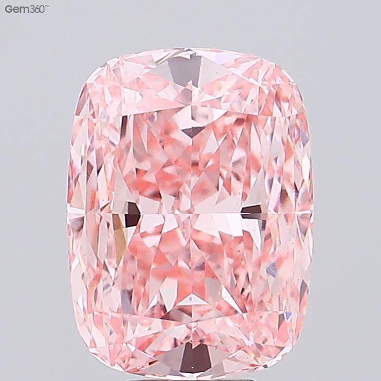 Loose Diamond - CUSHION MODIFIED 10.2ct Fancy Vivid Pink VS1 (1 of 1)