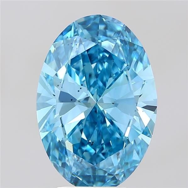 Loose Diamond - OVAL 5.0ct Fancy Vivid Blue VS2 (1 of 1)
