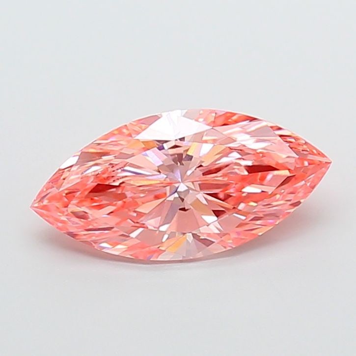 Loose Diamond - MARQUISE 3.0ct Fancy Vivid Pink VVS2: Loose Diamond - MARQUISE 3.0ct Fancy Vivid Pink VVS2 Source: This is a real non-mined Diamond that has been grown in a lab Shape: MARQUISE Carats: 3.0 Color: Fancy Vivid Pink Certification: IGI Video: