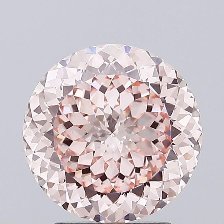 Loose Diamond - ROUND 3.02ct Fancy Pink VS1: Loose Diamond - ROUND 3.02ct Fancy Pink VS1 Source: This is a real non-mined Diamond that has been grown in a lab Shape: ROUND Carats: 3.02 Color: Fancy Pink Certification: IGI Video: