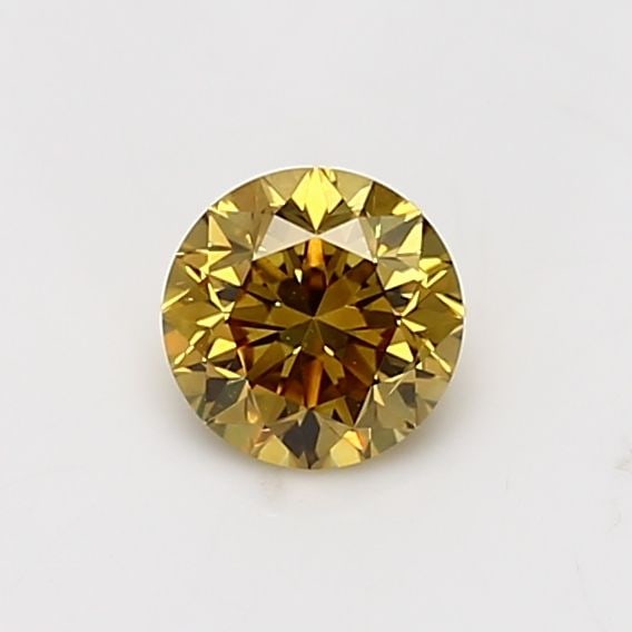 Loose Diamond - ROUND 0.6ct Fancy Deep Yellow SI2 (1 of 1)