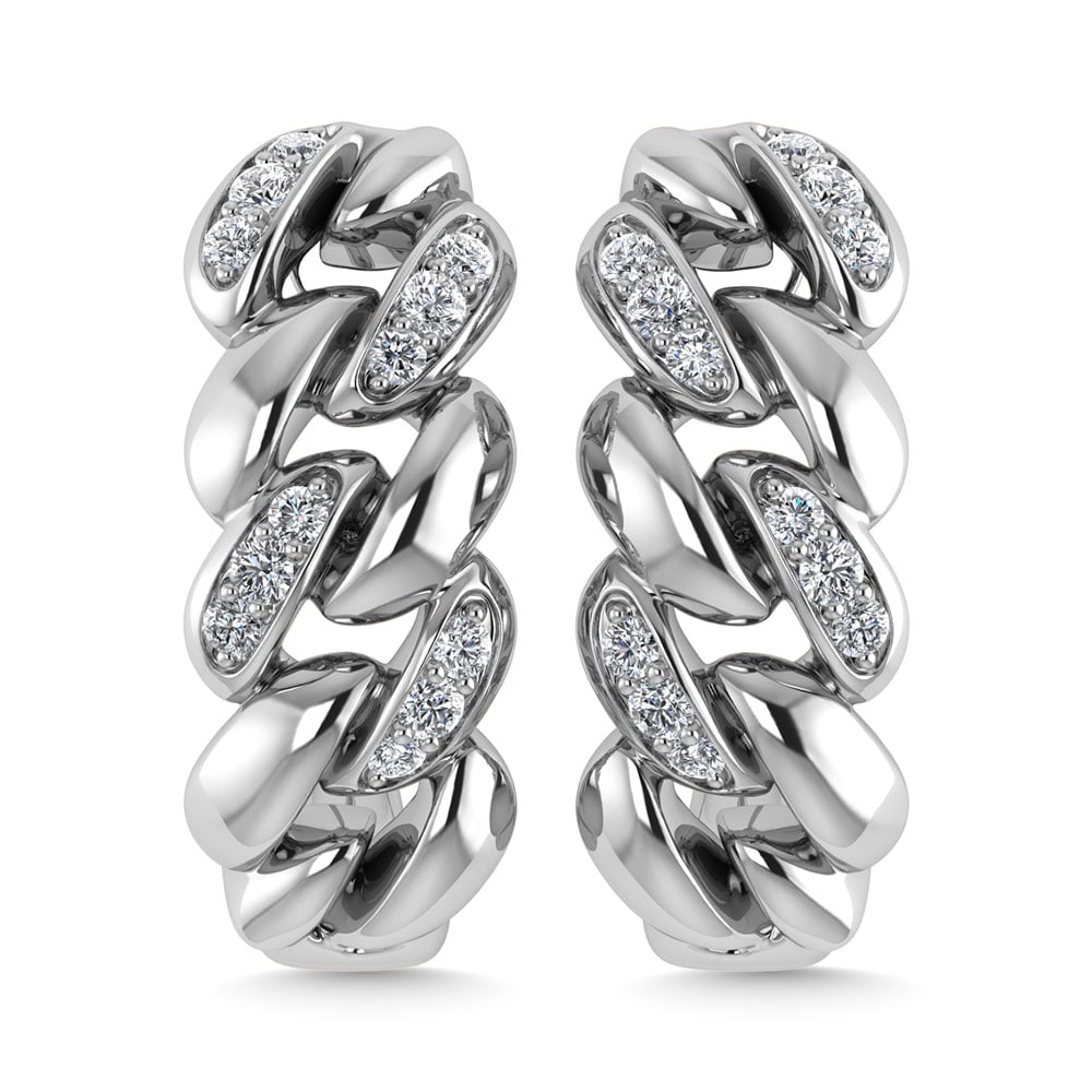 Diamond 1/10 Ct.Tw. J Earrings in 10K White Gold: Diamond 1/10 Ct.Tw. J Earrings in 10K White Gold 10k White Gold Stone Color: G-h Stone Clarity: I1 This item may take 2-5 weeks for shipping. The Diamond Depot Guarantee: All items in this auction are