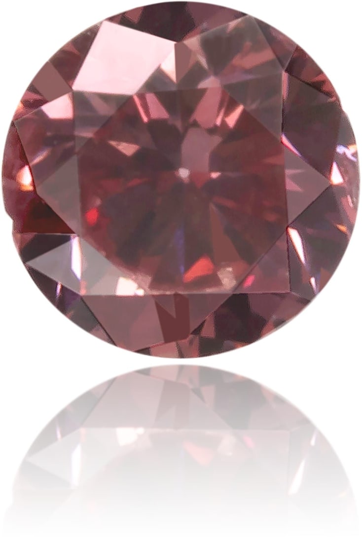 Loose Diamond - ROUND 0.12ct Fancy Deep Pink I1: Loose Diamond - ROUND 0.12ct Fancy Deep Pink I1 Source: Natural Shape: ROUND Carats: 0.12 Color: Fancy Deep Pink Certification: GIA The Diamond Depot Guarantee: All items in this auction are guarantee