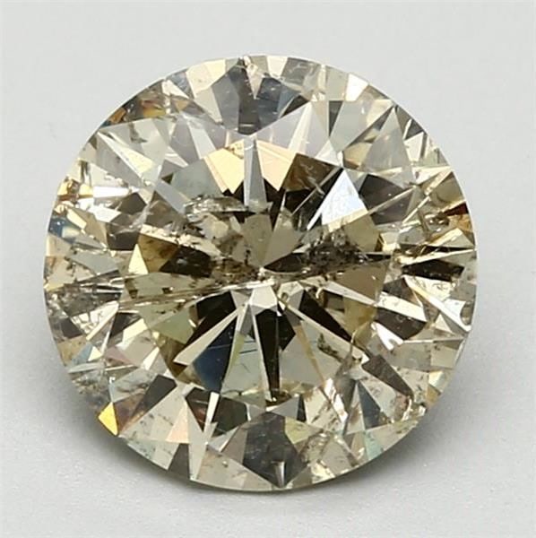 Loose Diamond - ROUND 2.74ct Fancy Brownish Greenish Yellow: Loose Diamond - ROUND 2.74ct Fancy Brownish Greenish Yellow Source: Natural Shape: ROUND Carats: 2.74 Color: Fancy Brownish Greenish Yellow Certification: GIA Video: Video Link The Diamond Depot
