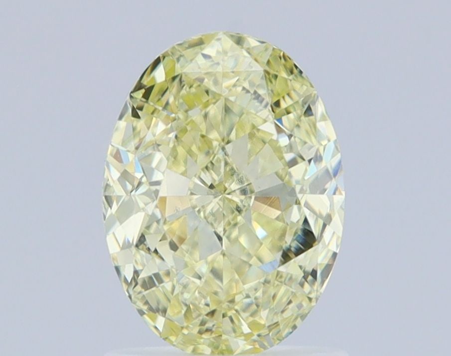 Loose Diamond - OVAL 1.51ct Fancy Light Yellow VVS2: Loose Diamond - OVAL 1.51ct Fancy Light Yellow VVS2 Source: Natural Shape: OVAL Carats: 1.51 Color: Fancy Light Yellow Certification: GIA Video: Video Link The Diamond Depot Guarantee: All items in